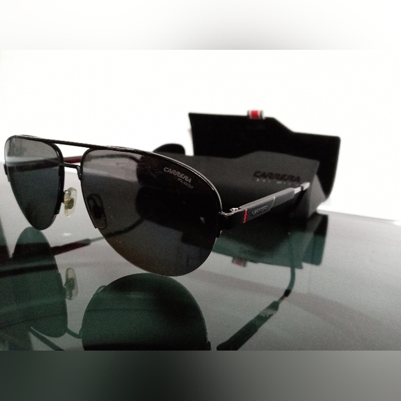 Carrera Other - Carrera Sunglasses 8030/S Black with Red Accents